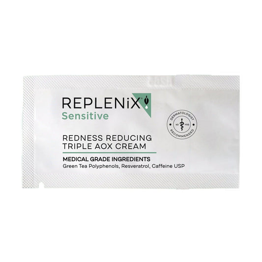 Replenix Redness Reducing Triple AOX Cream Sample _free_gift Exclusive Beauty Club Shop at Exclusive Beauty