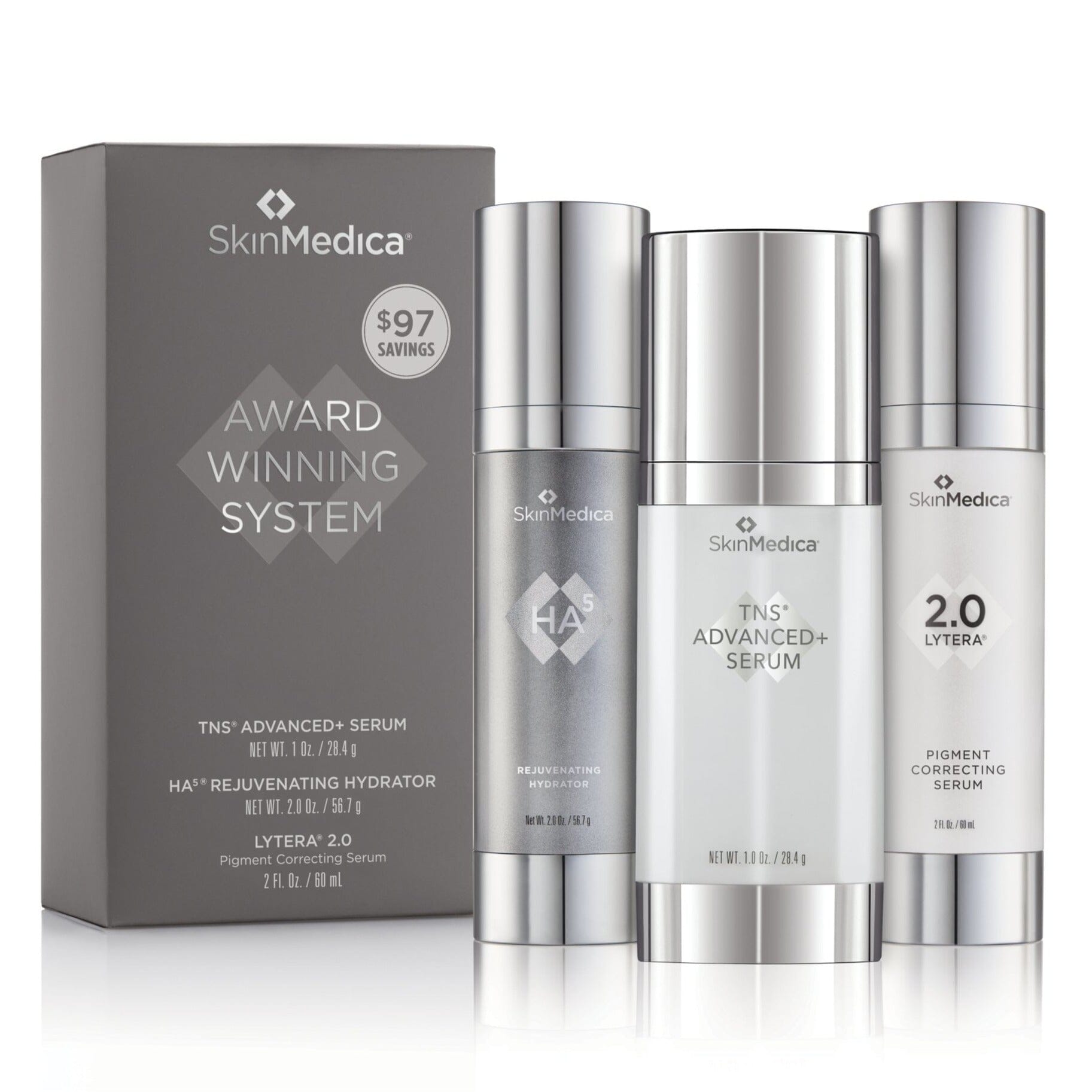 SkinMedica Award Winning System with TNS Advanced+ Serum SkinMedica Shop at Exclusive Beauty Club