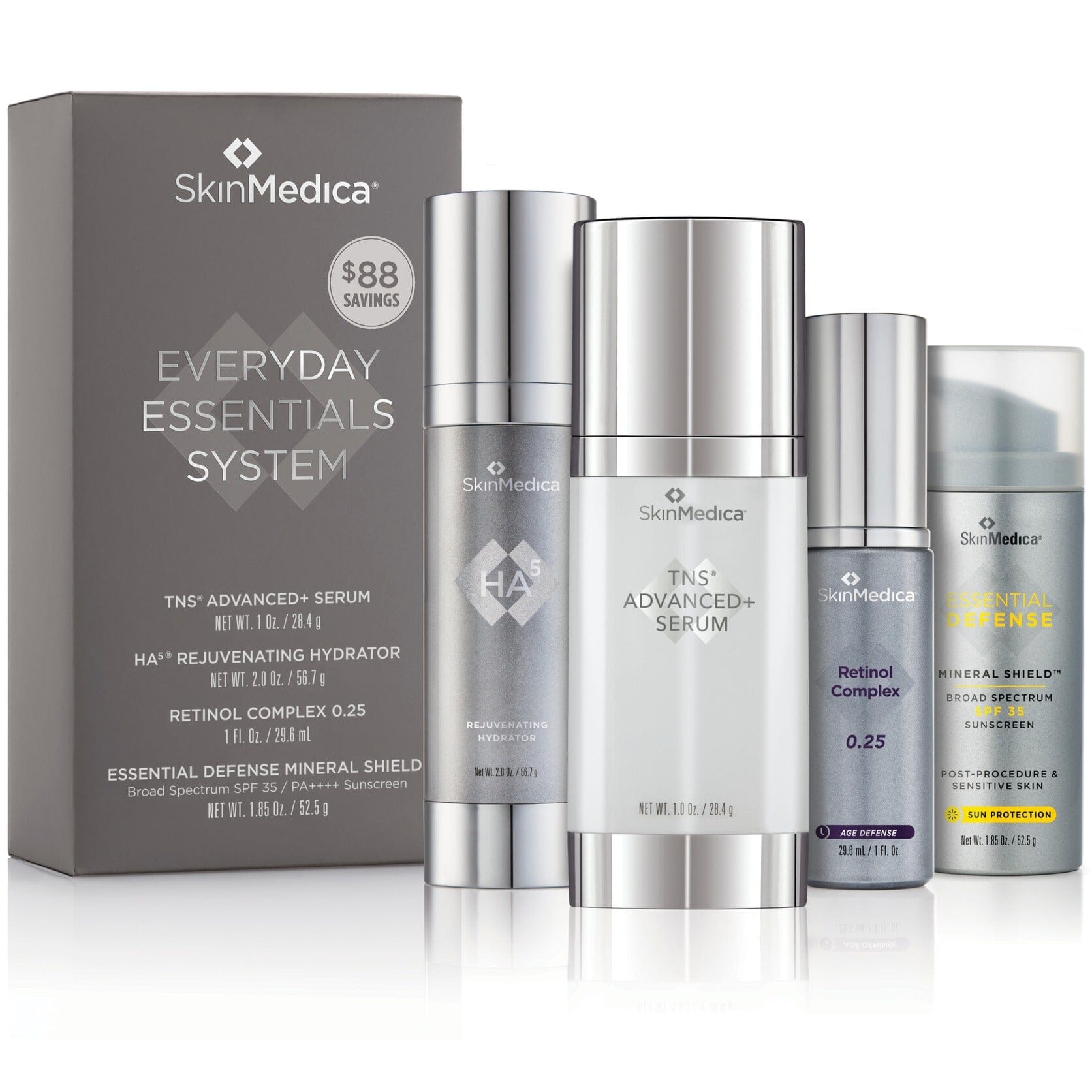 SkinMedica Everyday Essentials with TNS Advanced+ Serum SkinMedica Shop at Exclusive Beauty Club