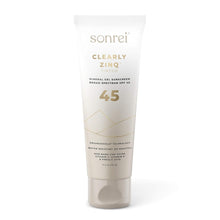 Load image into Gallery viewer, Sonrei Clearly Zinq Tinted SPF 45 Mineral Sunscreen Gel Sunscreen Sonrei 3.4 oz. Shop at Exclusive Beauty Club
