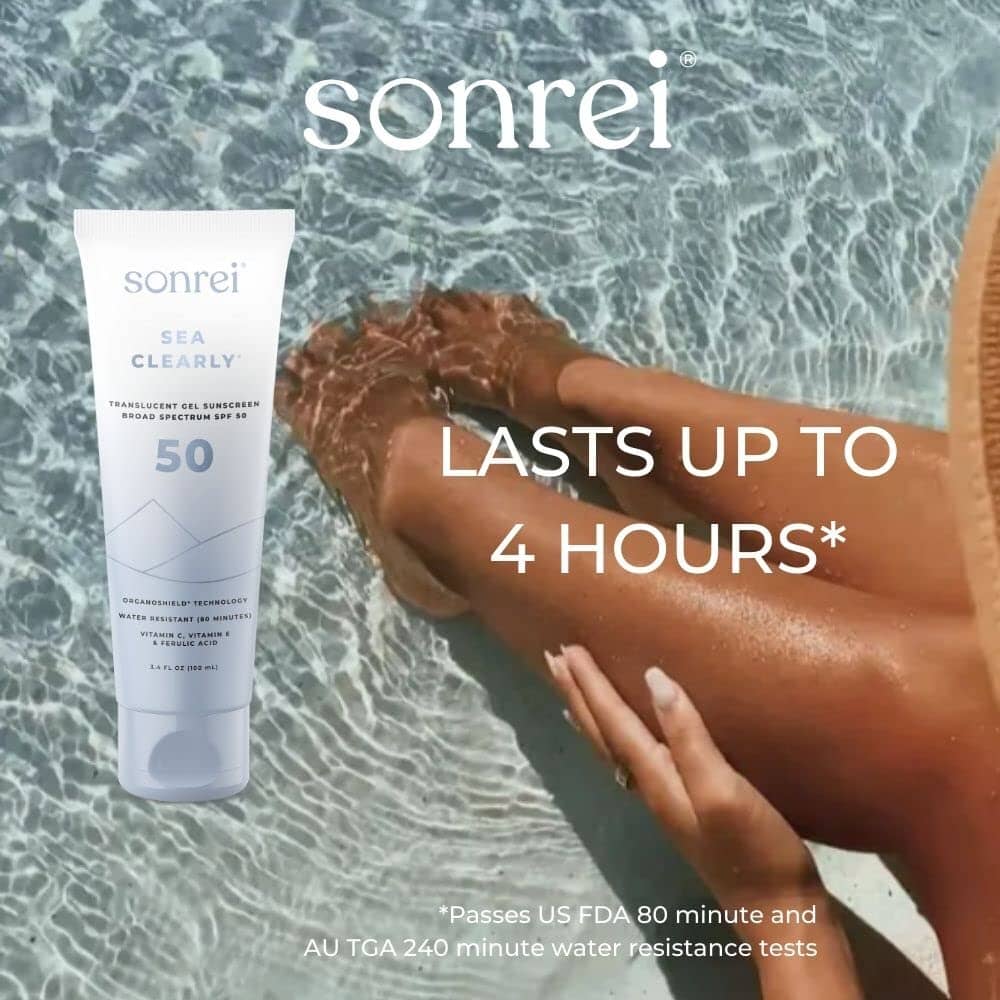 Sonrei Sea Clearly SPF 50 Clear Sunscreen Gel Sunscreen Sonrei Shop at Exclusive Beauty