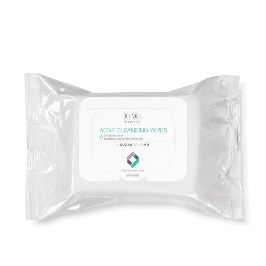 SUZANOBAGIMD On the Go Cleansing Wipes for Oily or Acne Prone Skin - 25 count SuzanObagiMD Shop at Exclusive Beauty
