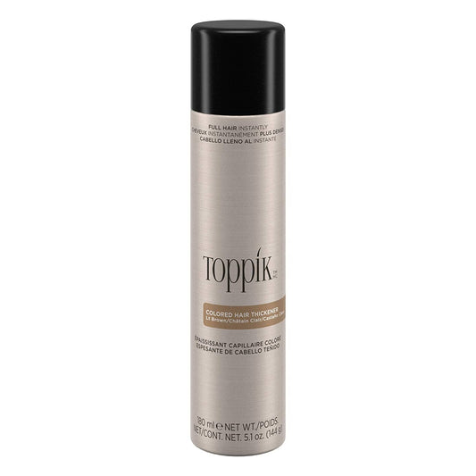 Toppik Colored Hair Thickener - LIGHT BROWN Toppik 5.1 oz/144g bottle Shop at Exclusive Beauty