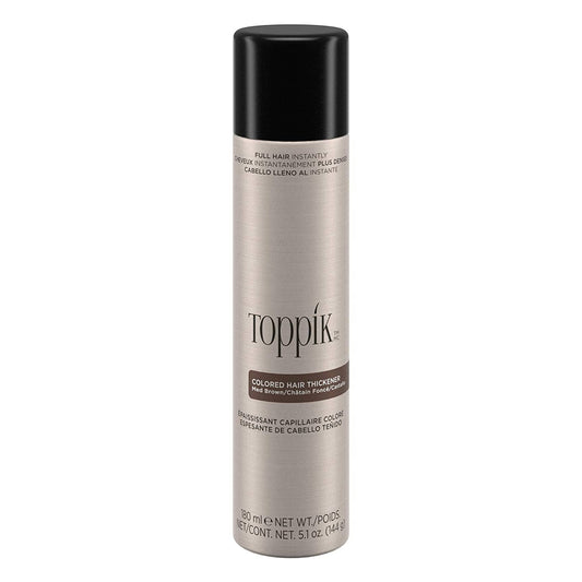Toppik Colored Hair Thickener - MEDIUM BROWN Toppik 5.1 oz/144g bottle Shop at Exclusive Beauty
