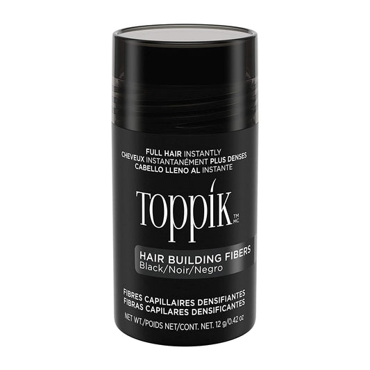 Toppik Hair Building Fibers - BLACK Toppik 0.42 oz Shop at Exclusive Beauty