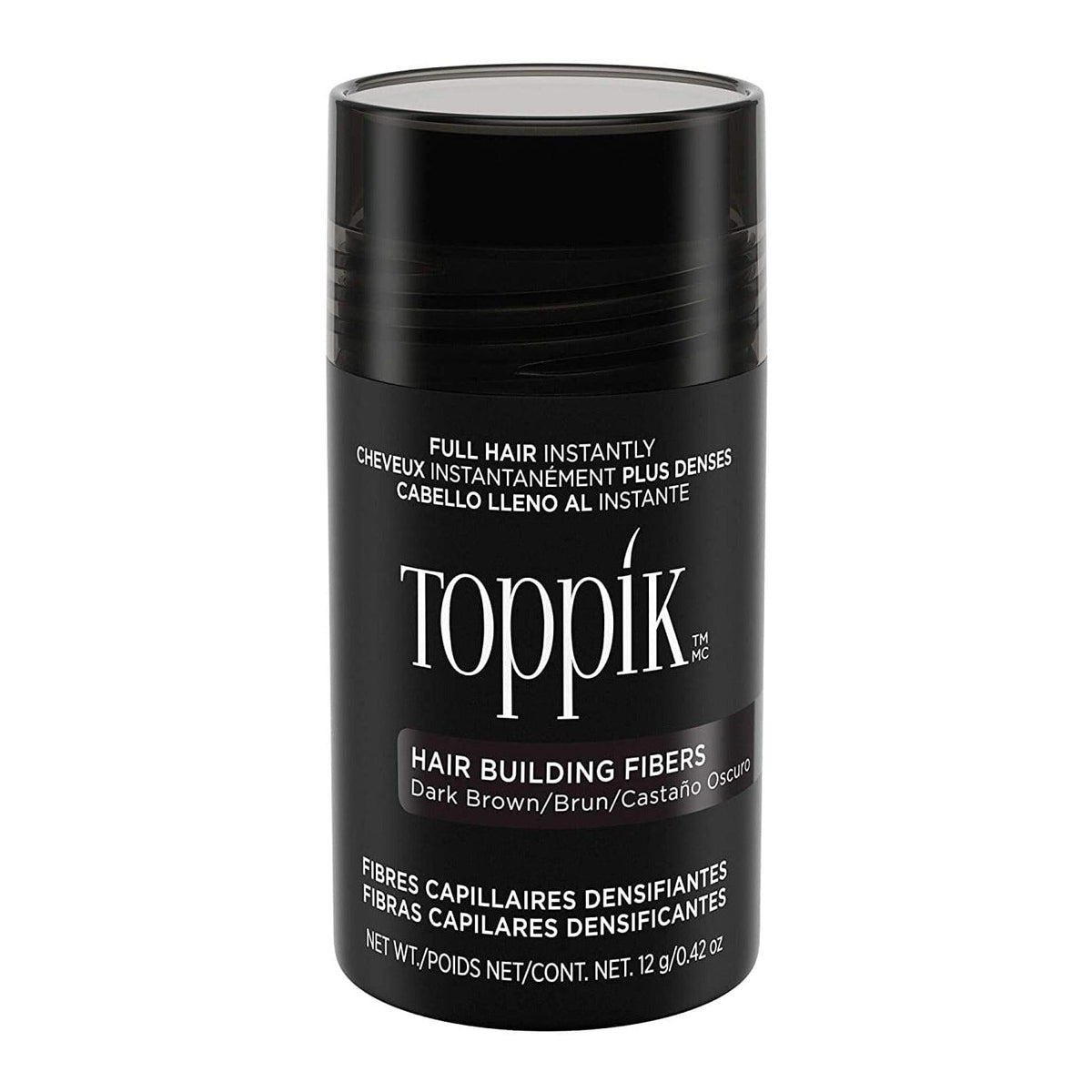 Toppik Hair Building Fibers - DARK BROWN Hair Styling Products Toppik 0.42 oz Shop at Exclusive Beauty