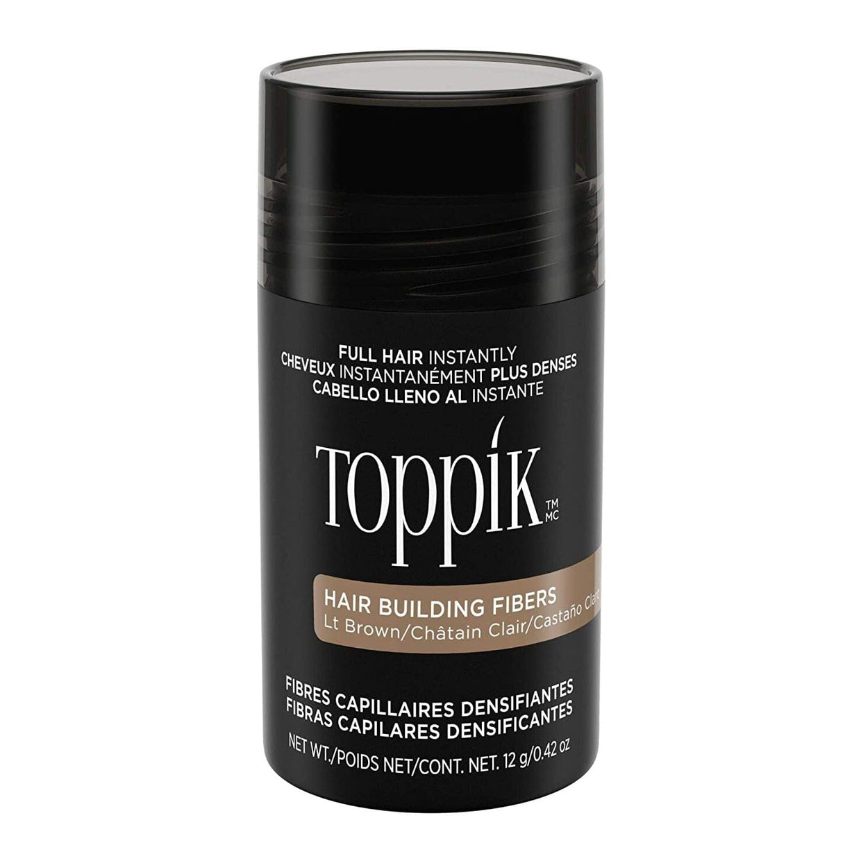 Toppik Hair Building Fibers - LIGHT BROWN Hair Styling Products Toppik 0.42 oz Shop at Exclusive Beauty Club