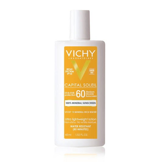 Vichy Capital Soleil Tinted 100% Mineral Sunscreen SPF 60 Vichy Shop at Exclusive Beauty