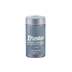 XFusion Keratin Hair Fibers XFusion by Toppik Light Brown 0.11 oz (Travel Size) Shop at Exclusive Beauty
