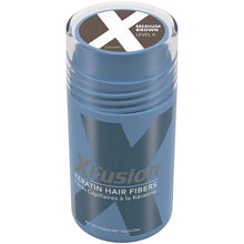 将图片加载到图库查看器，XFusion Keratin Hair Fibers XFusion by Toppik Medium Brown 0.53 oz Shop at Exclusive Beauty Club
